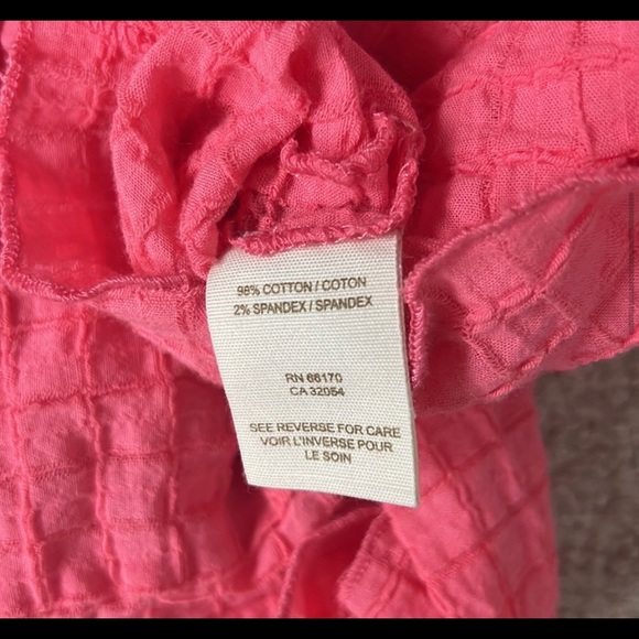 Good condition free people pink Sleeveless tunic tank size 8 bowtie in back - Picture 4 of 8